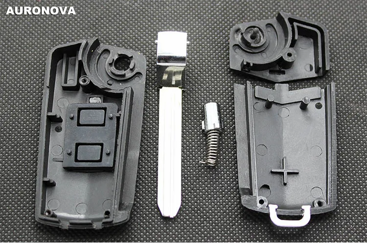 AURONOVA апгрейд складной ключ оболочки для hyundai Elantra 2 кнопки дистанционного ключа автомобиля чехол модный тип