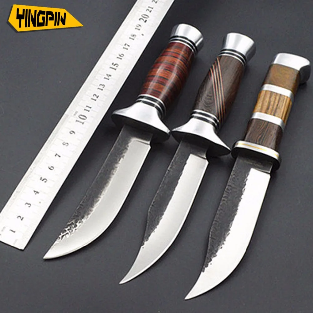 

Factory direct selling outdoor diving knife Folding knife Fruit cutters Small knife jungle wild survival small straight knife
