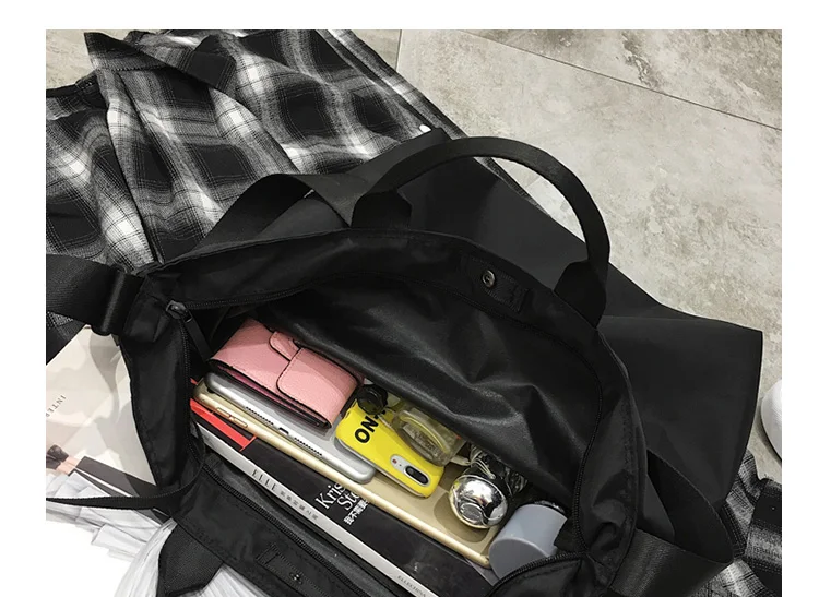 Большая емкость нейлоновая непромокаемая дорожная сумка высокого качества женская сумка для багажа с ручкой сверху переносная сумка для