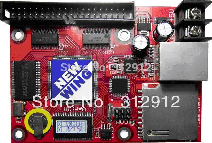 

single & dual color led display control card with hub transfer board,support both synchronous and asynchronous