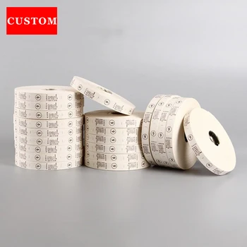 

factory customized garment washing label cotton clothing printed personalized shoes labels handmad private brand label garment