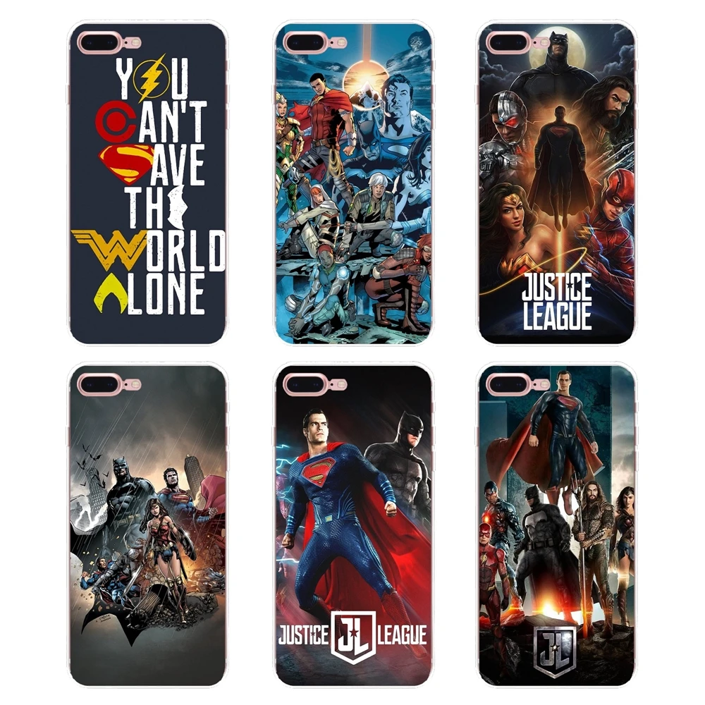 Для samsung Galaxy S2 S3 S4 S5 мини S6 S7 край S8 S9 Plus Note 2 3 4 5 8 Coque Fundas крышка DC Лига