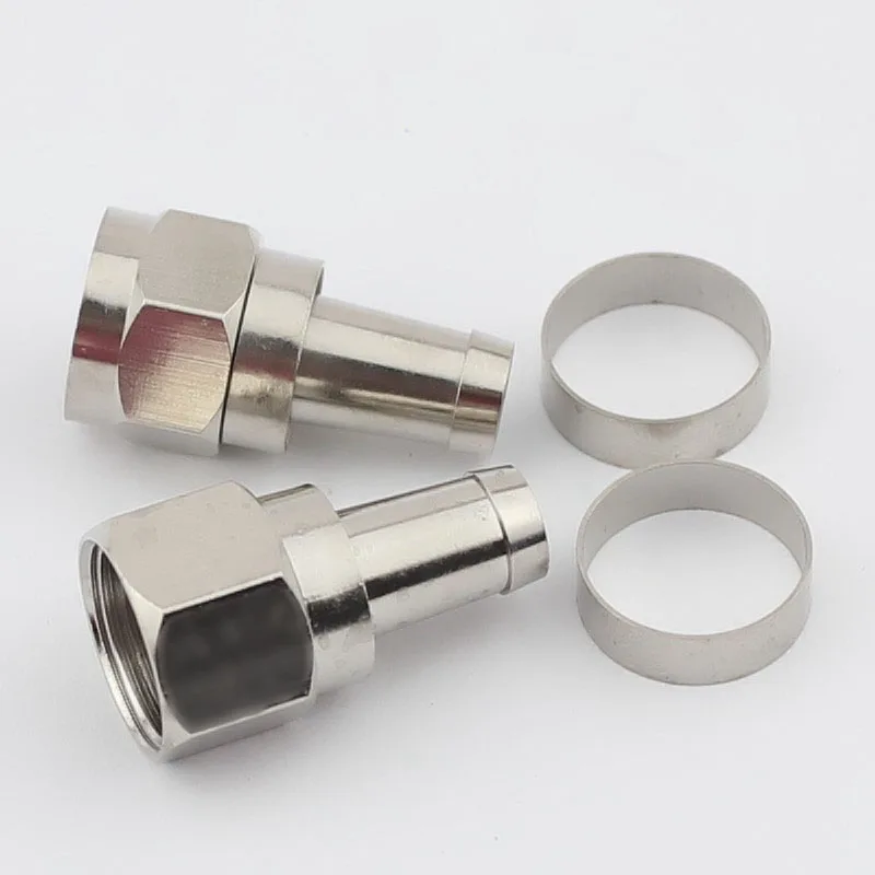 Cable TV Connector F Plug Metric or Imperial Lengthened Connector Jack