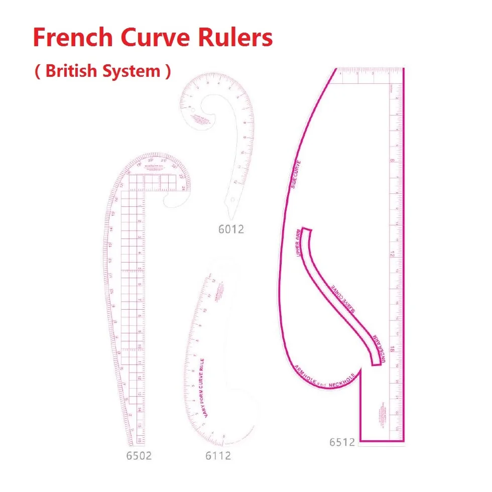 Французская кривая Линейка в британской системе английская система имперские единицы правила стопы; линейки для пэчворка#6503#6504#6224