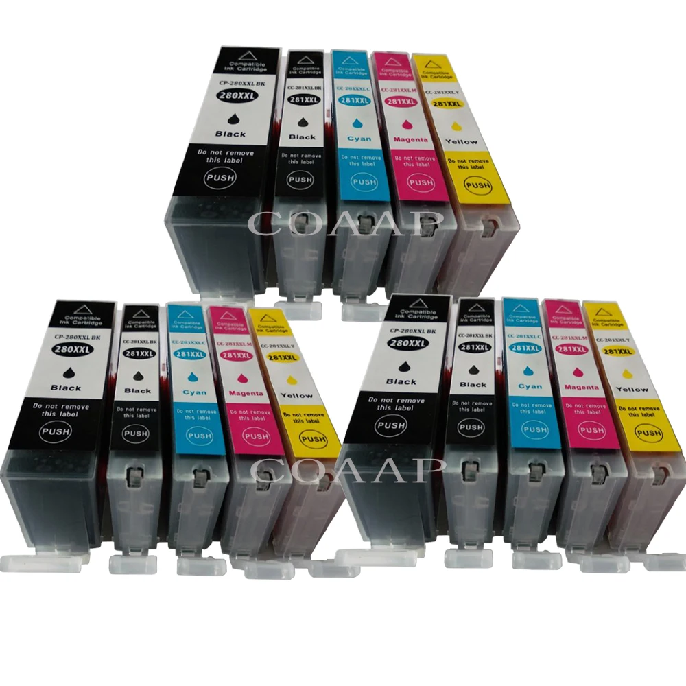 Совместимые чернила для принтера Canon PGI 280 CLI 281 PGI280XL CLI281XL чернильный картридж PIXMA