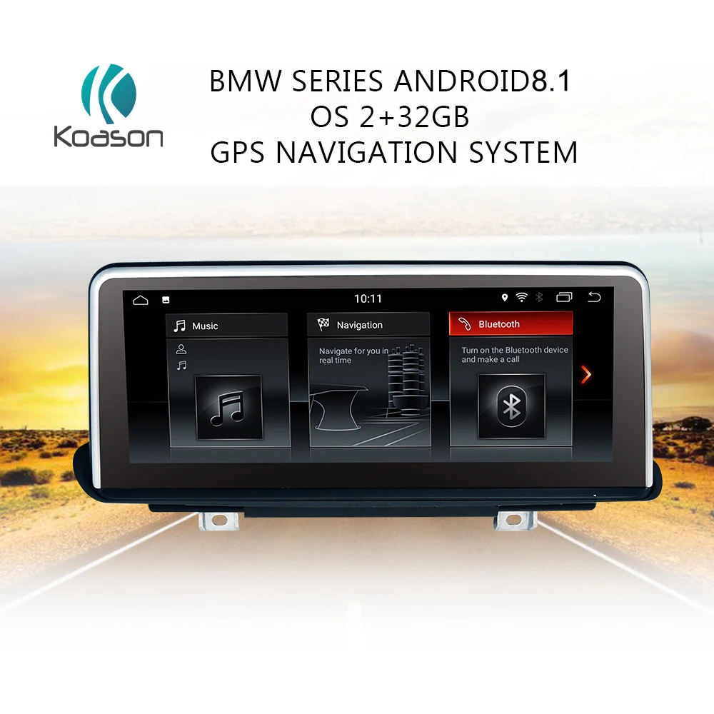 Koason 10,2" ips экран gps навигация для BMW X5 F15 NBT X6 F16 Android 8,1 автомобильный Аудио Видео Авто Стерео мультимедийный плеер