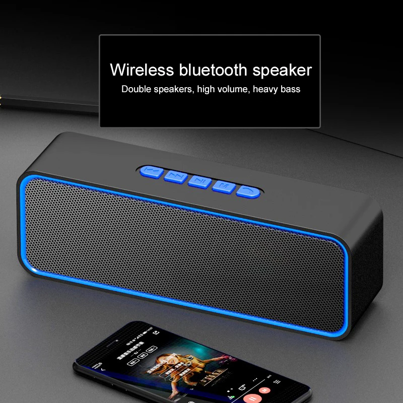 S11 наушники-вкладыши TWS Bluetooth Динамик V5.0 звуковая колонка Bluetooth Саундбар сабвуфер стерео Поддержка TF картой FM на открытом воздухе/автомобиль Динамик