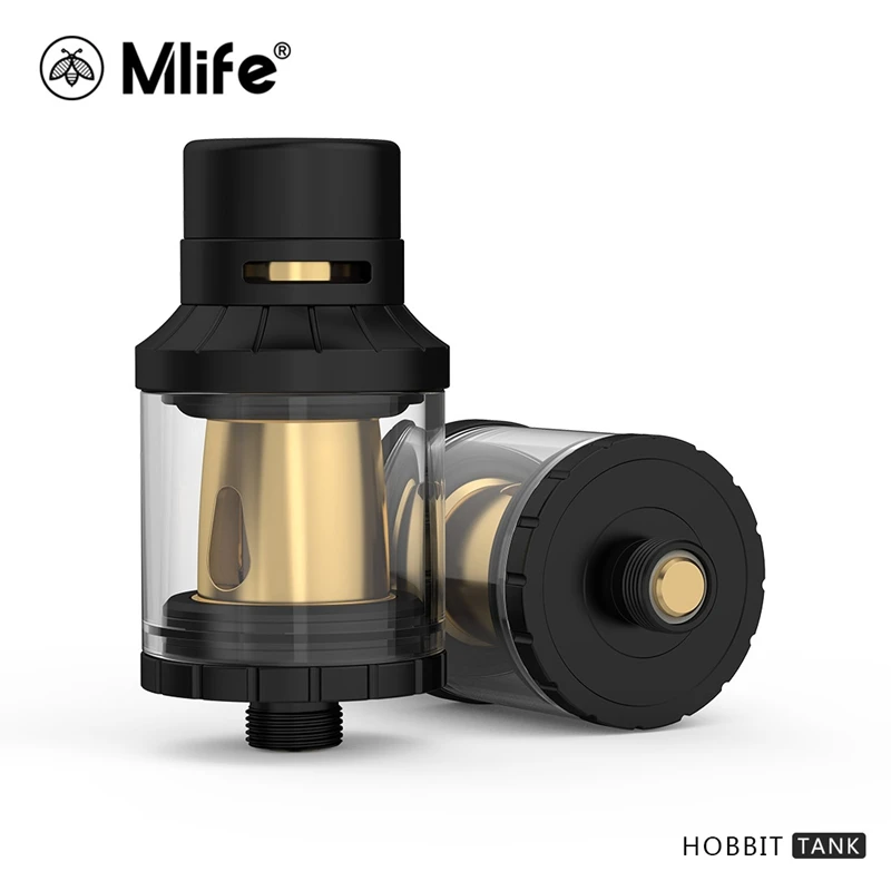 Оригинальный атомайзер Mlife Hobbit Tank электронная сигарета испаритель клиромайзер