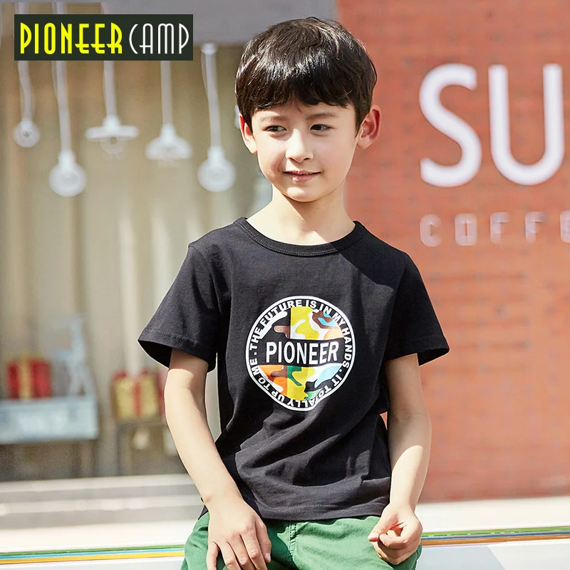 Buy Pioneer Camp Kids Fashion Brands 2017 New Children's T shirt Boys' T shirt