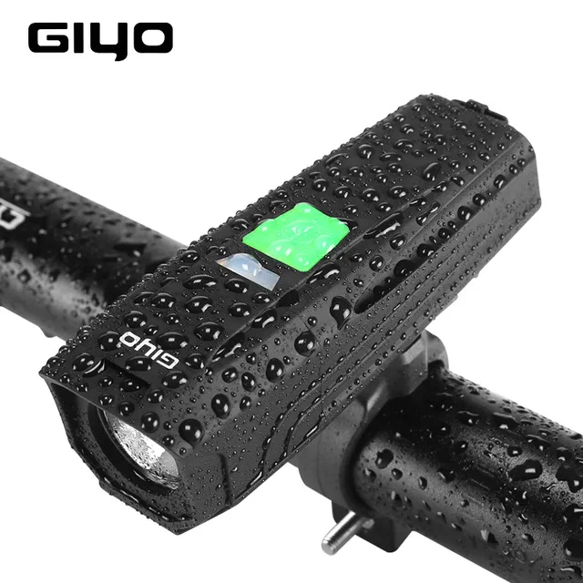GIYO T6 светодиодный светильник для велосипеда с подзарядкой от USB водонепроницаемый головной светильник для велосипеда 450Lm мощный светильник для велосипеда передний фонарь на руль