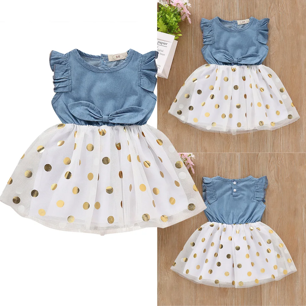 

Summer New Sweet Toddler Infant Baby Girls Princess Flower Sleeveless Lace Sundress Summer Party Holiday Cute Baby Girls Dresses