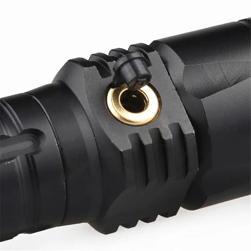 Top C3 Bicycle Light CREEE XM-L T6 LED Rechargeable Flashlight Torch Lamp + 18650 Battery Charger Waterproofing Zoomable Wide Beam 11