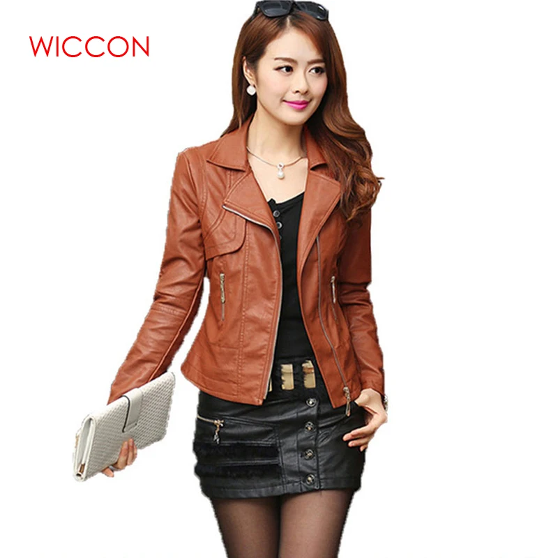 Модная Осенняя Женская куртка из искусственной кожи, облегающая верхняя одежда на молнии, Roupas De Couro femininos, большие размеры 4XL, элегантное панковское пальто