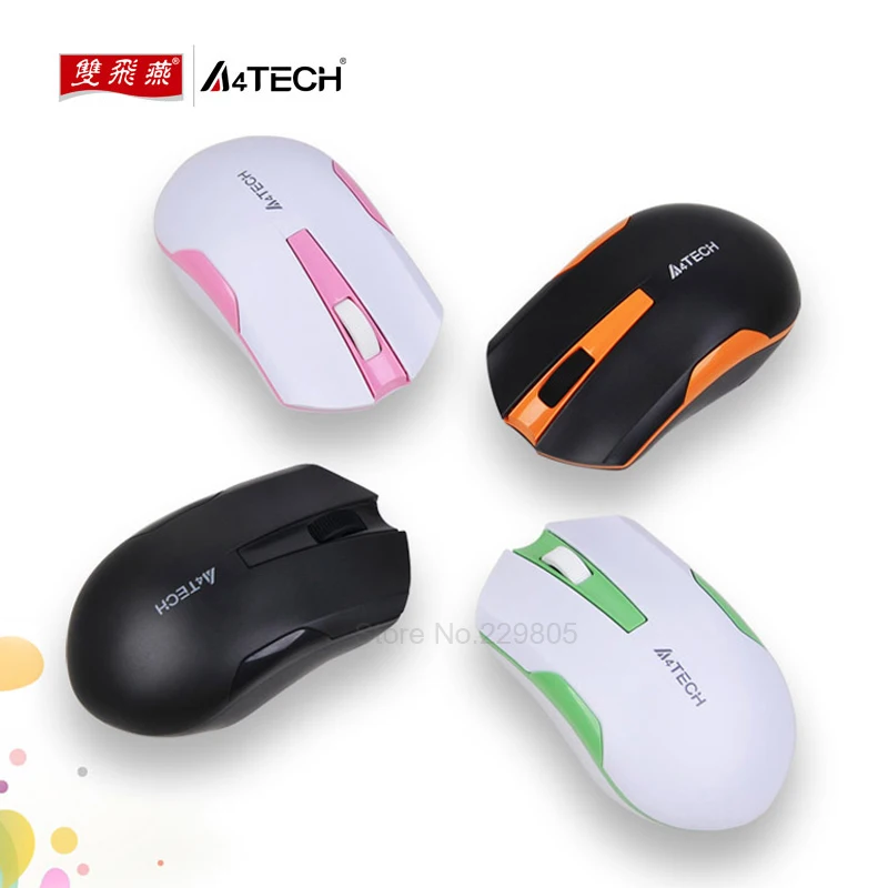 baratas A4tech G3 Range10M 200N Mouse Sem Fio 2.4G Sem Fio Mini Pista motor Mouse Sem Fio Rato Óptico USB Para PC Laptop