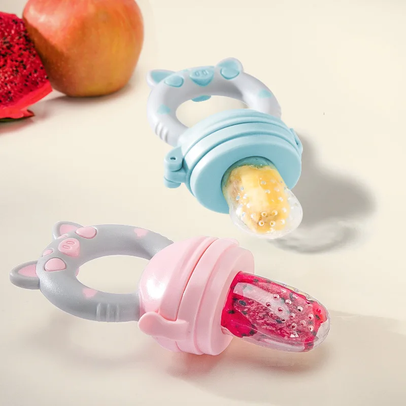 

Baby Bottle Feeding Fruit Vegetable Music Newborn Food Supplement Bite Juice Feeder Baby Nimbler Pacifier For Fruit Portable