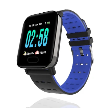 

A6 Multifunctional Bracelet Smart Sport Band Heart Rate Monitor Health Monitor Touch Screen Waterproof Band Banda inteligente