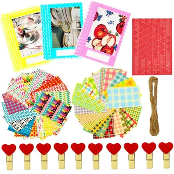 

Camera Accessories Bundle Kit Instant Camera Set for Fujifilm Instax Mini 7s 8 8+ 9 25 50s Films Colorful Stickers, Film Bag