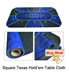 Square Blue Rubber Table Mat