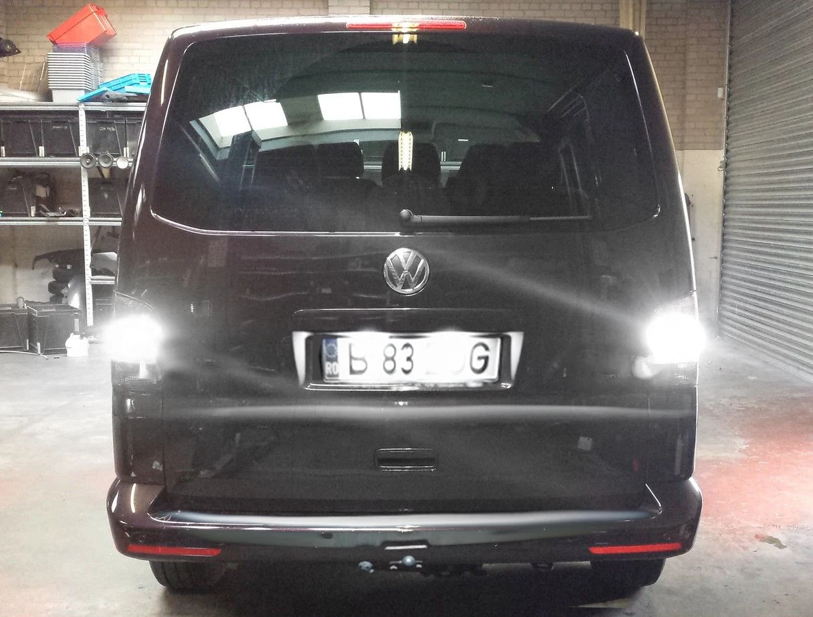 ANGRONG 2x Светодиодный светильник номерного знака для VW Transporter T4 Multivan Caravelle