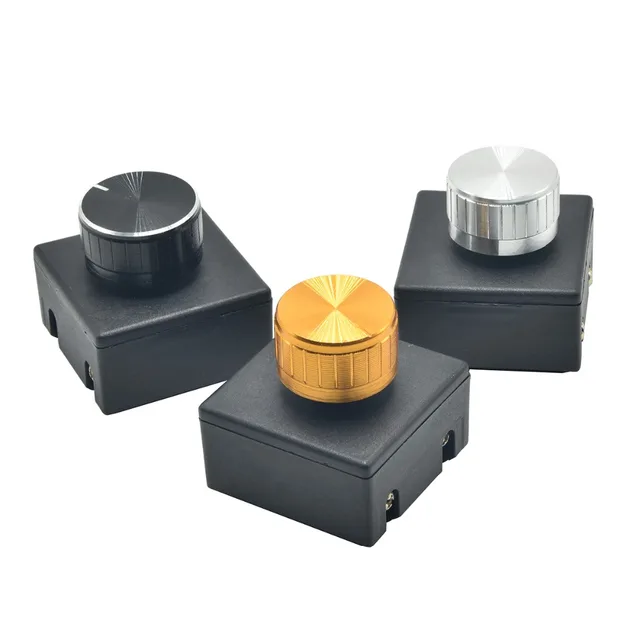 3PCS 220V 3A Lamp Knob Dimmer Switch Hotel Bedside Table Lamp Wall