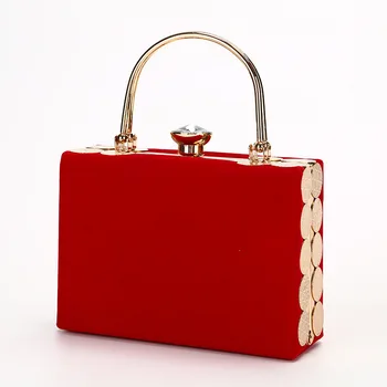 

Women Messenger Bags Luxury Brand New 2019 Elegant Box Bag Woman Velvet Clutch Banquet Party Handbag