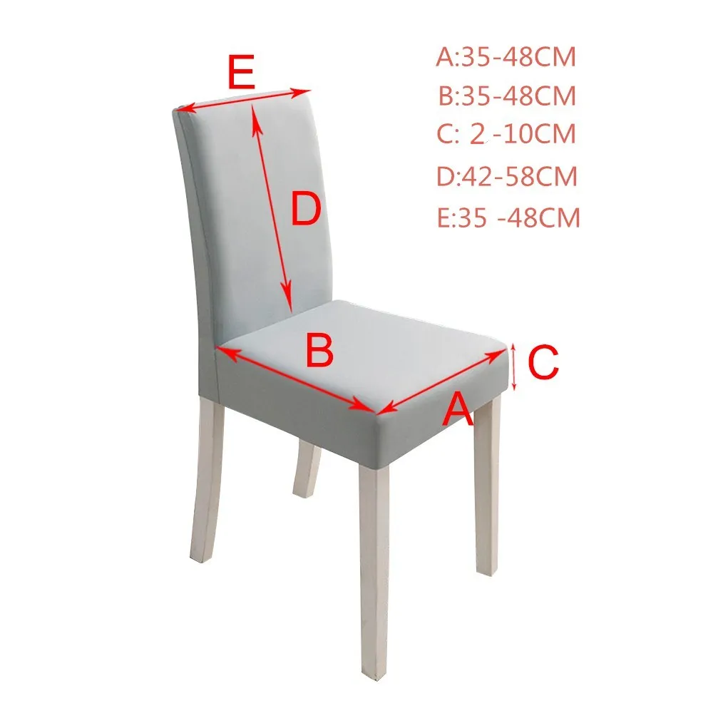 Сплошной цвет чехол для кресла спандекс стрейч эластичные Чехлы стрейч чехлы на стулья для столовой кухни свадьбы банкета отеля