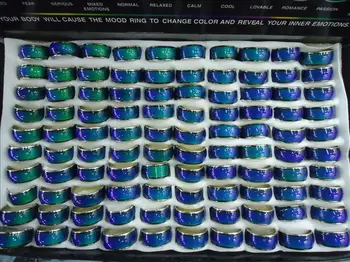 

mood ring thick 10mm in width changes color to the temperature of your blood mix size 500pcs