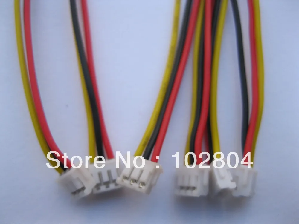 

300 pcs 1.5mm 3 Pin Female Polarized Connector with 28AWG 5.9inch 150mm Leads