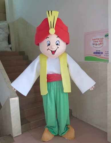 Алладин Косплей талисман мультяшный персонаж Mascotte тематический карнавальный