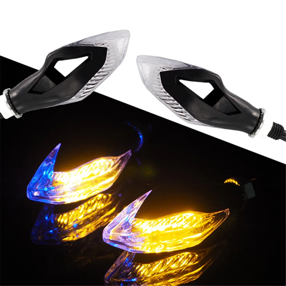 

New 2pcs 12V Universal Motorcycle LED Turn Signal Light Indicators Amber Blinker Light Flashers Lighting Motorcycle Accessories