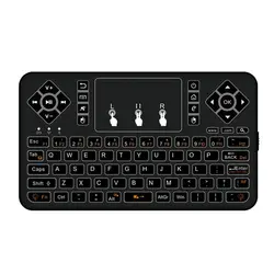 PPYY Новая беспроводная клавиатура с подсветкой мини мульти-контакт Смарт Bluetooth клавиатура с тремя цветами черный пластик