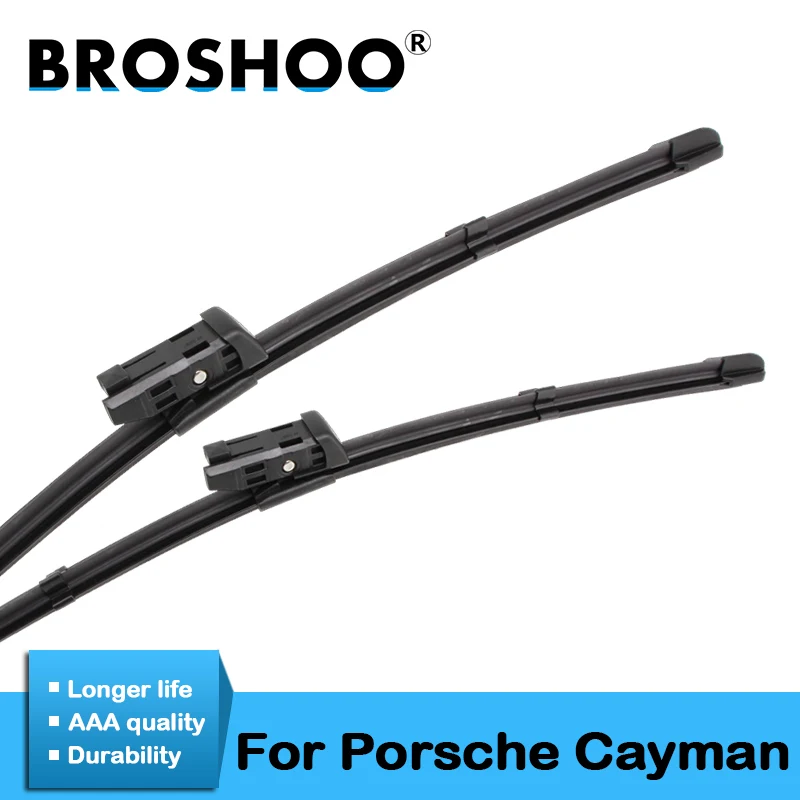 

BROSHOO Auto Wiper Blades For Porsche For Cayman(987C 981C),2005 2006 2007 2008 2009 2010 2011 2012 2013 2014 2015 2016 2017