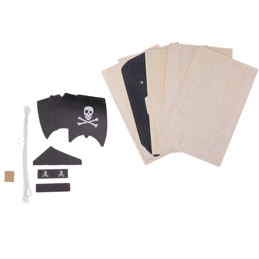 Self Assembled Wood Intellectual Puzzle Wooden Model Sailling Ship Model Kids Children Intelletual Toys Home Decor