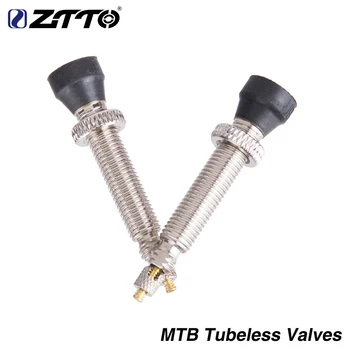 

ZTTO MTB Road Bike Tubeless Valves FV French Tyre F/V No Tubes presta Tire Conversion Kit 30mm Bicycle Parts