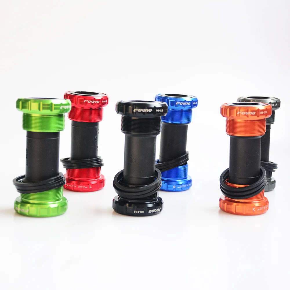 Fovno Bicycle Bottom Bracket 68//73mm MTB Bike Axis BB Aluminum BSA Crank Axis