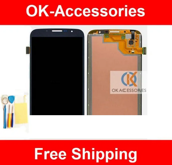 Blue White For Samsung Galaxy Mega 6.3 I9200 I9205 LCD+Touch Screen