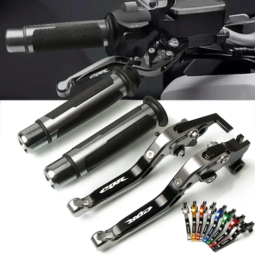 For HONDA CBR650F/CB650F CBR CB 650F 650 F 2014-2018 2015 Motorcycle CNC Adjustable Brake Clutch Lever Handle Grips Handlebars