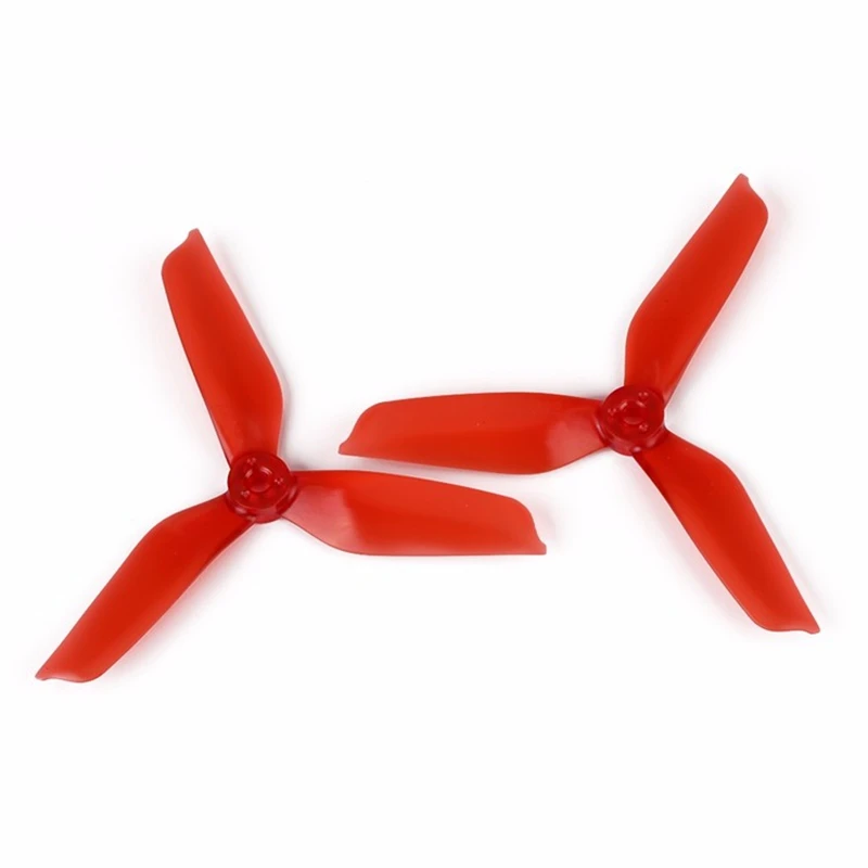 1 пара DYS 5042 5 дюймов 3 Лопасти пропеллер Triblade Bullnose Prop красный оранжевый желтый зеленый синий фиолетовый для RC двигателя квадрокоптера часть - Цвет: Red