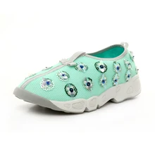 2016 summer kind of bead piece listed on the new star luxury fashion women shoes sport leisure dress manual bead flower shoes