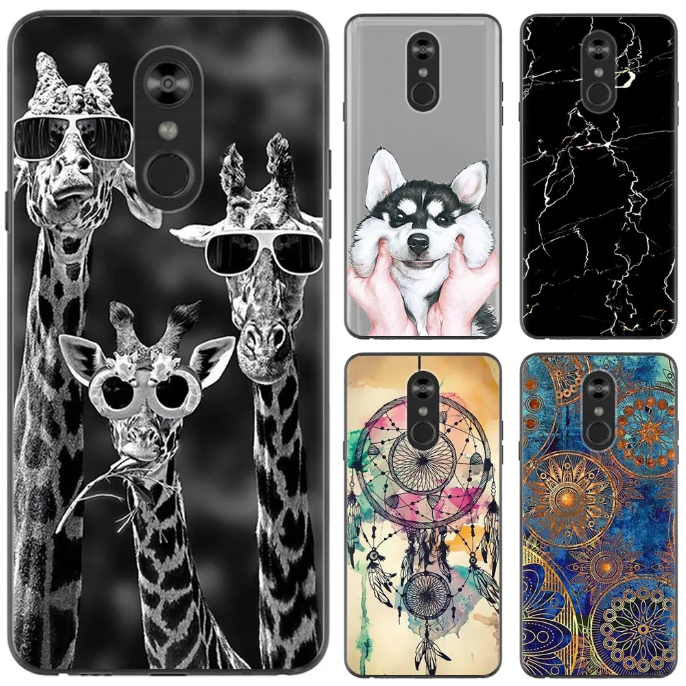 

Phone Case For LG Stylo 4 6.2-inch Cute Cartoon High Quality Painted TPU Soft Case