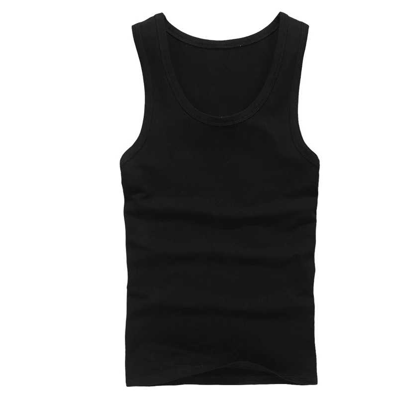 Летний топ на бретелях для мужчин, бренд Chase Deer, хлопок, эластичная качественная брендовая одежда для бодибилдинга, облегающие мужские майки - Цвет: black