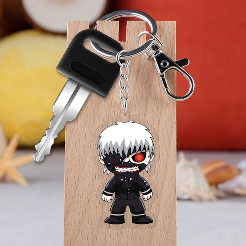 1 предмет одежда с надписью Tokyo Ghoul RE брелок QS Сасаки хайсе двусторонняя акриловая