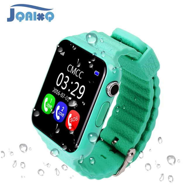 Special Offers Original V7K GPS Bluetooth Smart Watch for Kids Boy Girl Apple Android Phone Support SIM /TF Dial Call and Push Message
