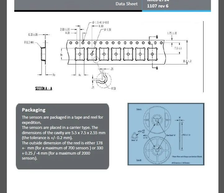 Новые акции SGX (ранее E2V) MEMS датчик газа NO2 H2 O3 датчик MiCS-2714