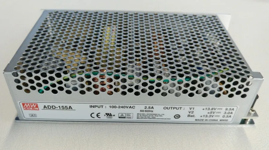 

Original MEAN WELL 155W Dual Output Switching Power Supply With Battery Charger(UPS Function) ADD-155