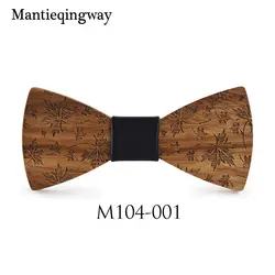Mantieqingway взрослых ручной деревянная бабочка для мужские костюмы деревянный галстук-бабочка галстук вечерние рубашка Bowknots Gravatas Тонкий шеи