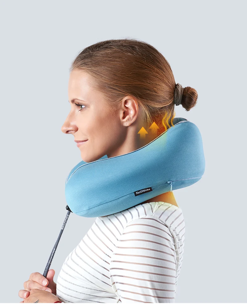 Naturehike физиотерапия USB Электрический массажер для шеи Подушка портативная Сверхлегкая дорожная пена памяти подушка для автомобиля самолет сон
