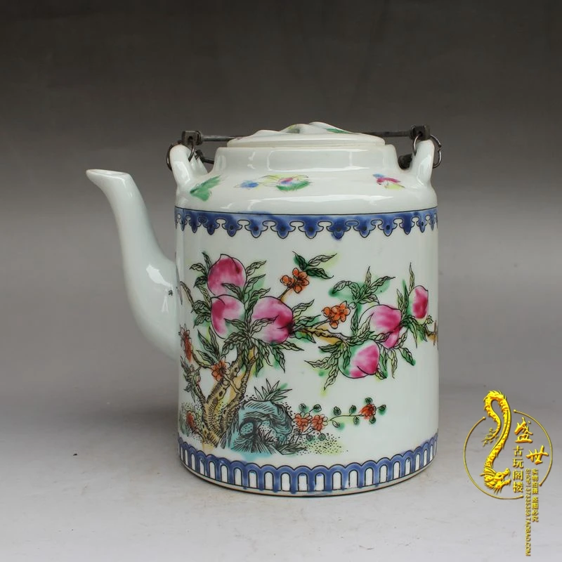 Jingdezhen ceramic teapots blue and white porcelain painted potted