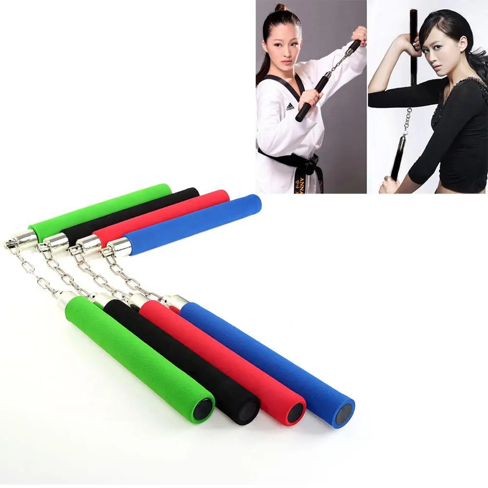 Karate Martial Arts Training Foam Nunchaku Nunchucks Stick Practice Weapon Toy