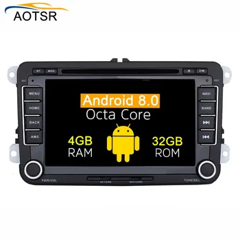 

2 Din Car DVD Radio 7'' HD For VW Volkswagen POLO GOLF 5 6 MK5 MK6 PASSAT MK7 Android 8.0 8 core With GPS Navigation Radio RDS